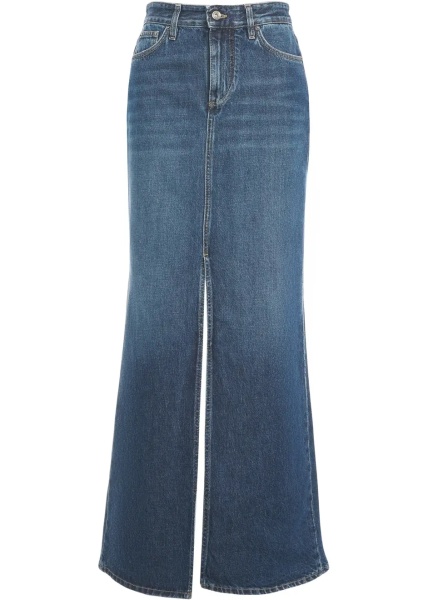 Fuste Denim maxi skirt