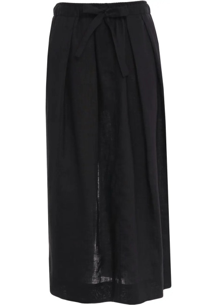 Fuste Linen midi skirt