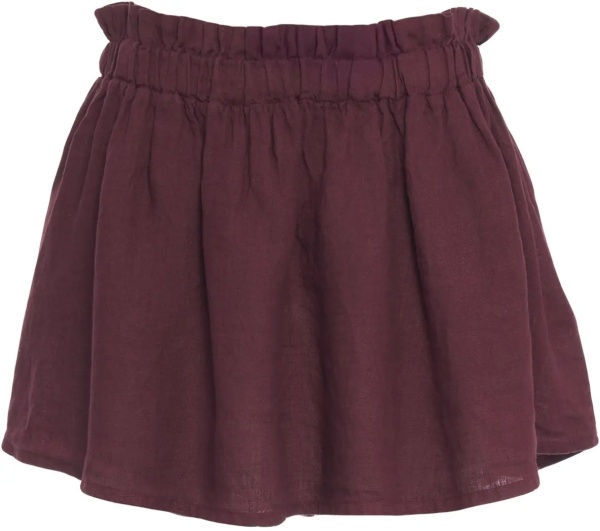 Fuste Linen mini skirt