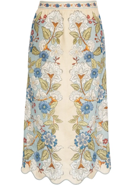 Fuste Skirt with floral pattern