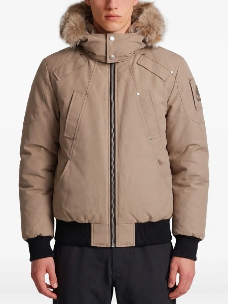Geaca bomber Moose Knuckles din nylon si bumbac