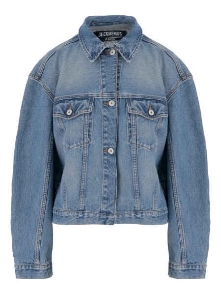 Geaca de blugi JACQUEMUS albastra