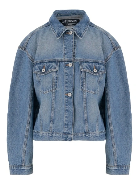 Geaca de blugi JACQUEMUS albastra