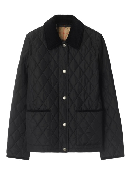 Geaca de iarna Burberry neagra din poliamida