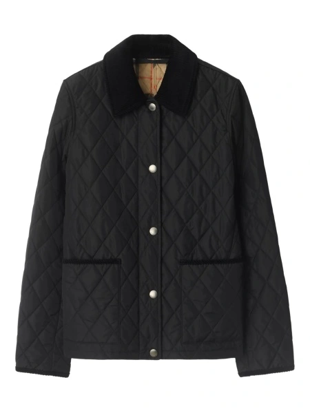 Geaca de iarna Burberry neagra din poliamida