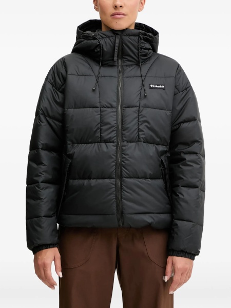 Geaca de iarna Columbia neagra din poliester reciclat