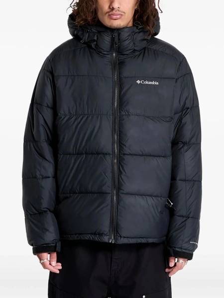 Geaca de iarna Columbia neagra din poliester reciclat