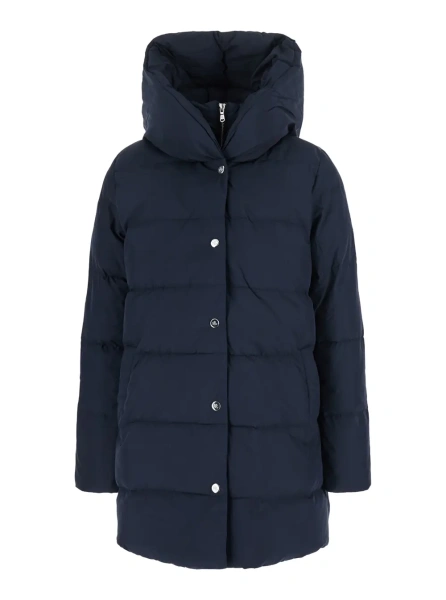 Geaca de Iarna Down jacket DVT DWN VSTE-INSULATED with high collar and long sleeves in blue tech fabric unisex