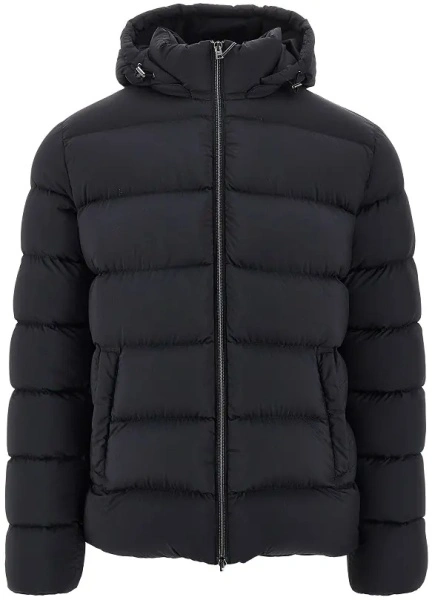 Geaca de iarna Herno neagra din nylon