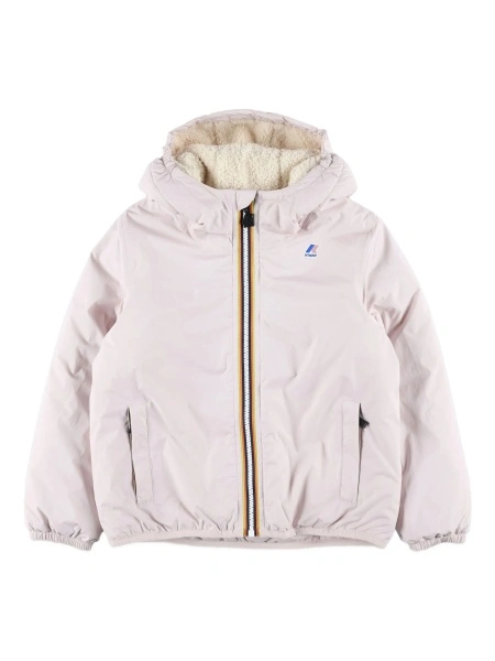 Geaca de iarna K-WAY KIDS roz din nylon