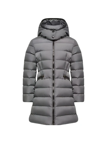 Geaca de iarna Moncler gri din poliamida