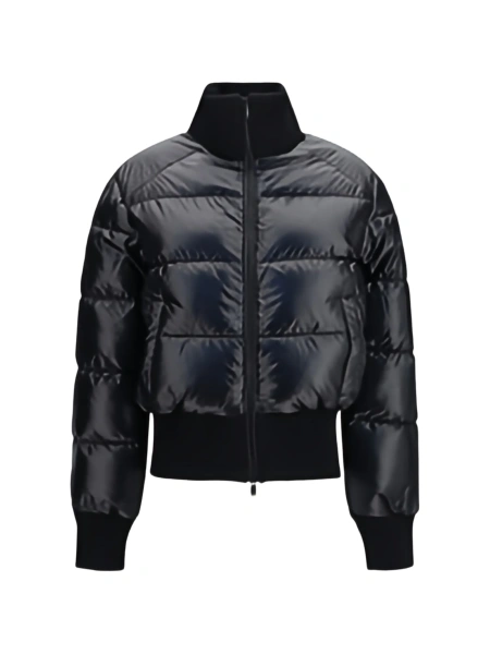 Geaca de iarna Moose Knuckles neagra din nylon