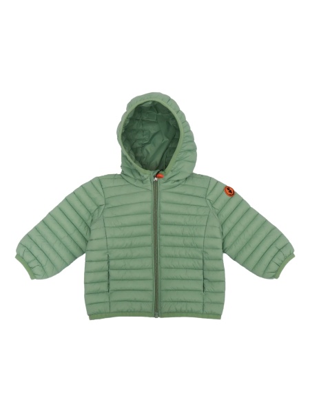 Geaca de iarna Save the Duck verde din nylon