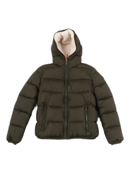 Geaca de iarna Save the Duck verde din polyester