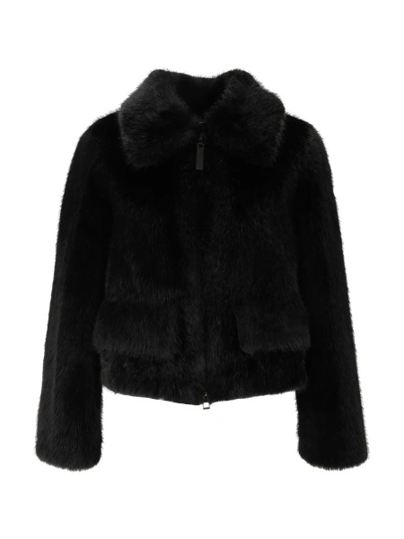 Geaca de piele Bully neagra