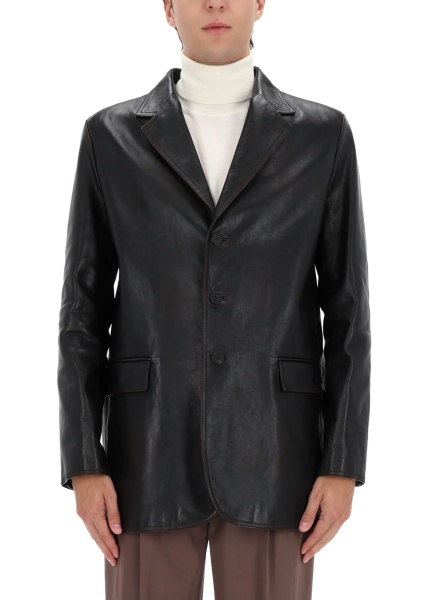 Geaca de Piele Leather Jacket