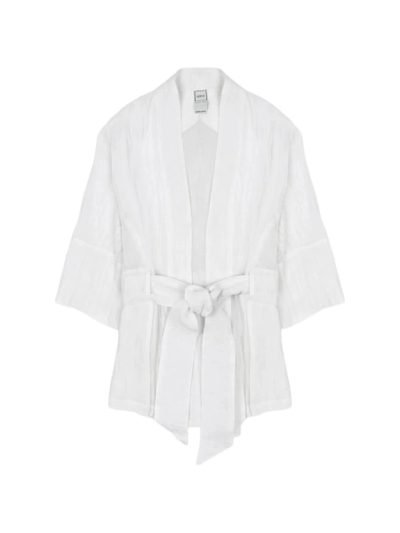 Geaca Oversize 120% LINO alba din in