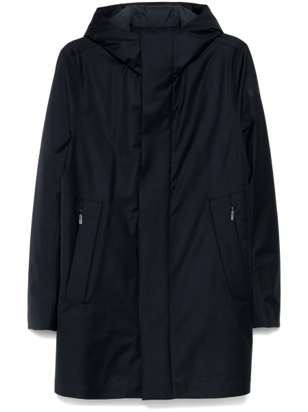 Geaca Parka RRD albastra din lana si tpu