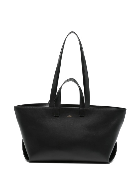 Geanta de mana A.P.C. neagra din piele