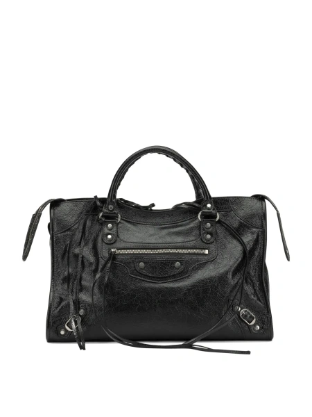 Geanta de mana Balenciaga 'City' neagra