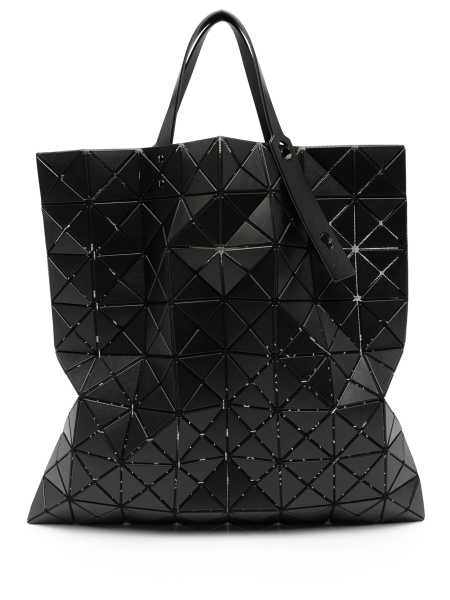 Geanta de mana BAO BAO ISSEY MIYAKE neagra din pvc si piele eco