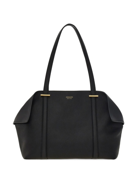 Geanta de mana Ferragamo neagra din piele