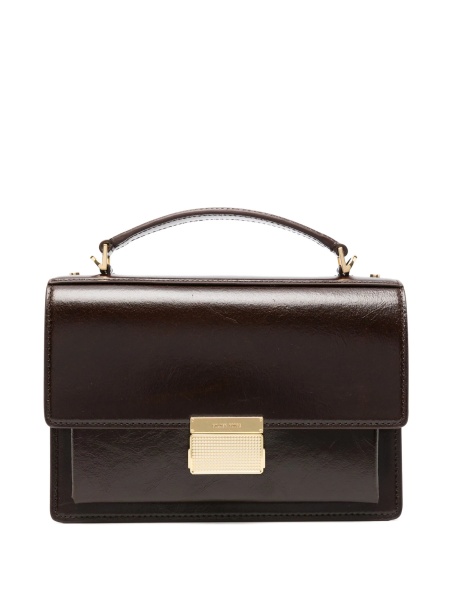 Geanta de mana Golden Goose maro din piele