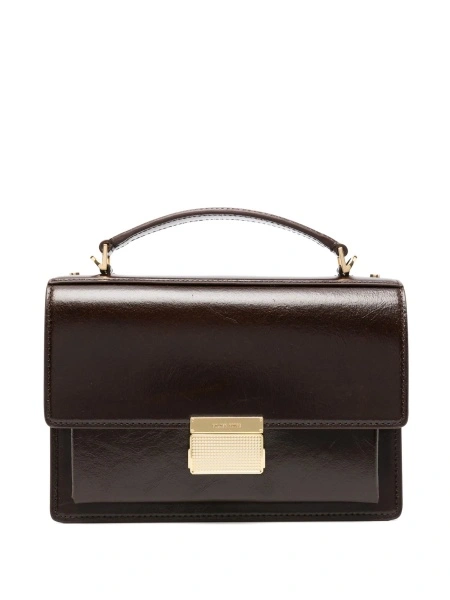 Geanta de mana Golden Goose maro din piele