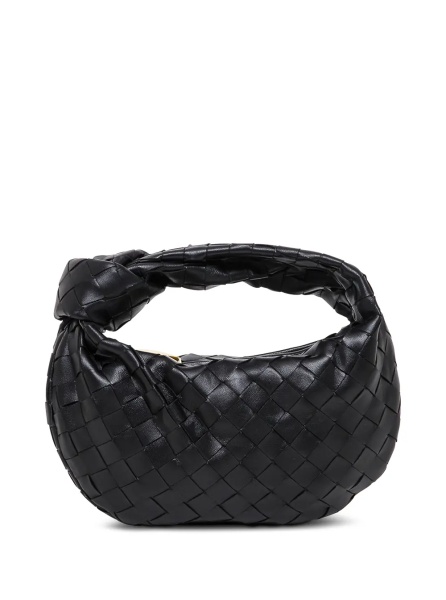 Geanta de mana Handbag 'Mini Jodie' with Ecoleather Intreccio Motif in Black for Women