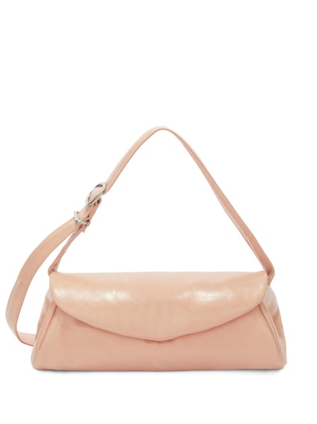 Geanta de mana Jil Sander roz din piele