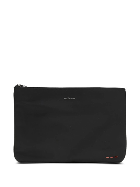 Geanta de mana KITON neagra din material textil