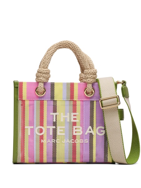 Geanta de mana Marc Jacobs verde din pvc si polyester
