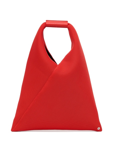 Geanta de mana MM6 Maison Margiela rosie din polyester si piele