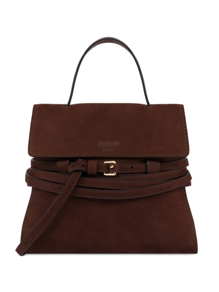 Geanta de mana Moschino maro