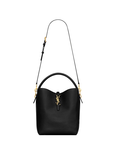 Geanta de mana Saint Laurent neagra din piele