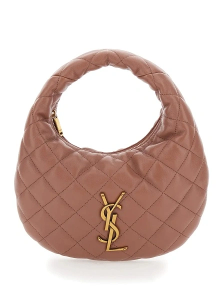 Geanta de mana Saint Laurent roz din piele