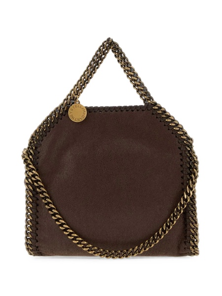 Geanta de mana Stella McCartney falabella maro din material textil