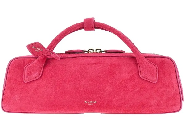 Geanta de mana Suede leather 'Le Teckel' clutch