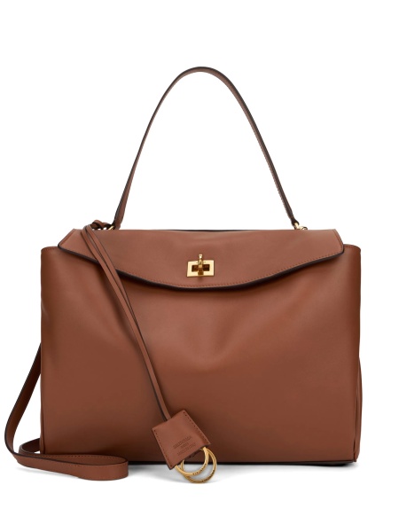 Geanta de umar Balenciaga maro din piele