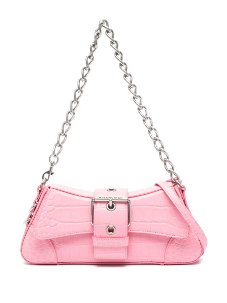 Geanta de umar Balenciaga roz din piele