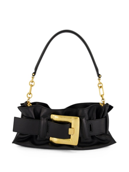Geanta de umar Balmain neagra din piele