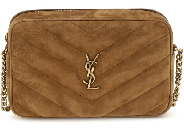 Geanta de umar Camera LouLou matelassé suede Shoulder Bag
