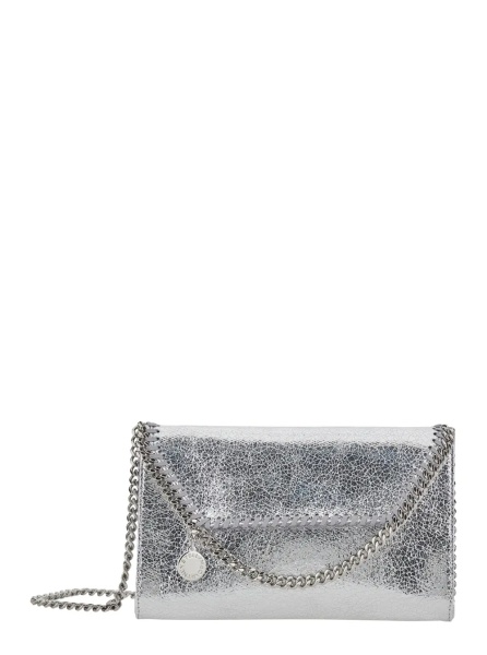 Geanta de umar 'Falabella' Metallic Crossbody bag with Chain Strap and Metallic Effect in Ecoleather for Women