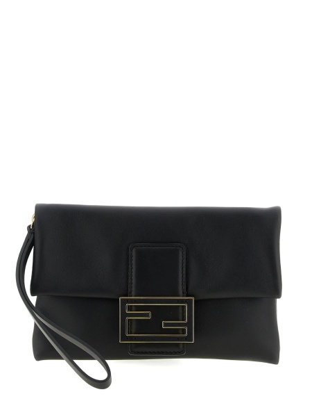Geanta de umar Fendi neagra din piele