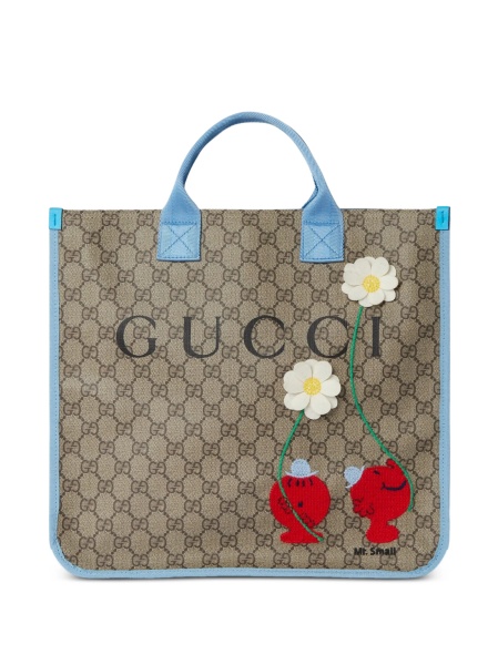 Geanta de umar Gucci neutra din polyester si bumbac