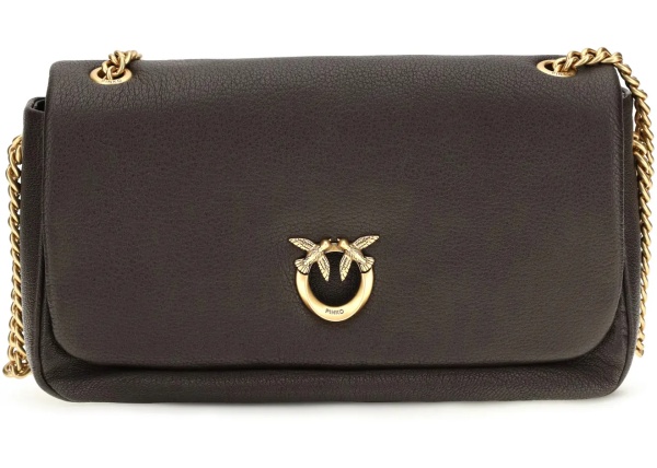 Geanta de umar Love Birds Click Soft Horizontal leather Shoulder Bag