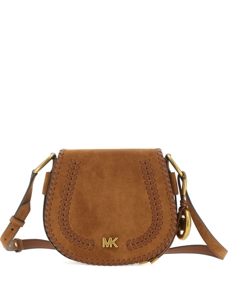 Geanta de umar Michael Kors maro din piele