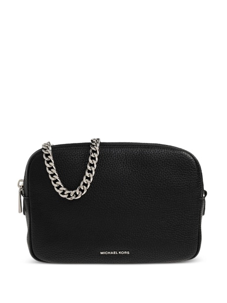 Geanta de umar Michael Kors neagra din piele
