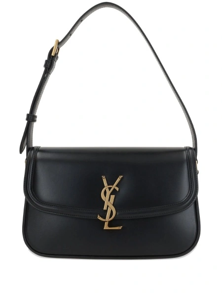 Geanta de umar Saint Laurent Solferino neagra din piele