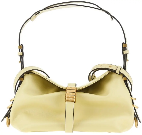 Geanta de umar Small Saddle Baguette leather bag